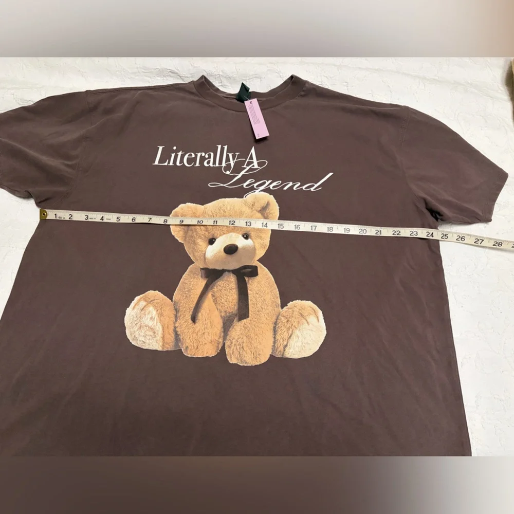 Wild Fable Brown Tee with Graphic Print - Picture 7 of 12